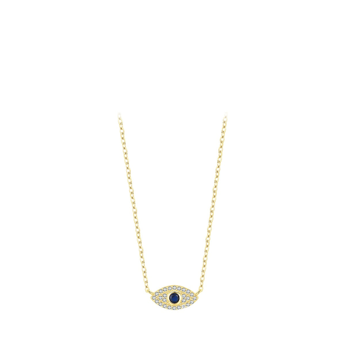925 Sterling Silver Blue Eye Turquoise Necklace