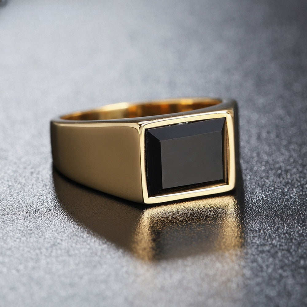 Planderful Everyday Genie Titanium Steel Ring Unisex Statement Jewelry For Men And Women Durable