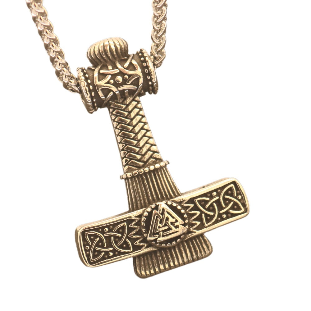 Planderful Odin Rune Necklace Unisex Titanium Steel Pendant