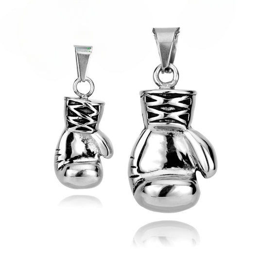 Stylish Titanium Steel Men's Pendant - Personalized Gloves Design for Modern Fashion