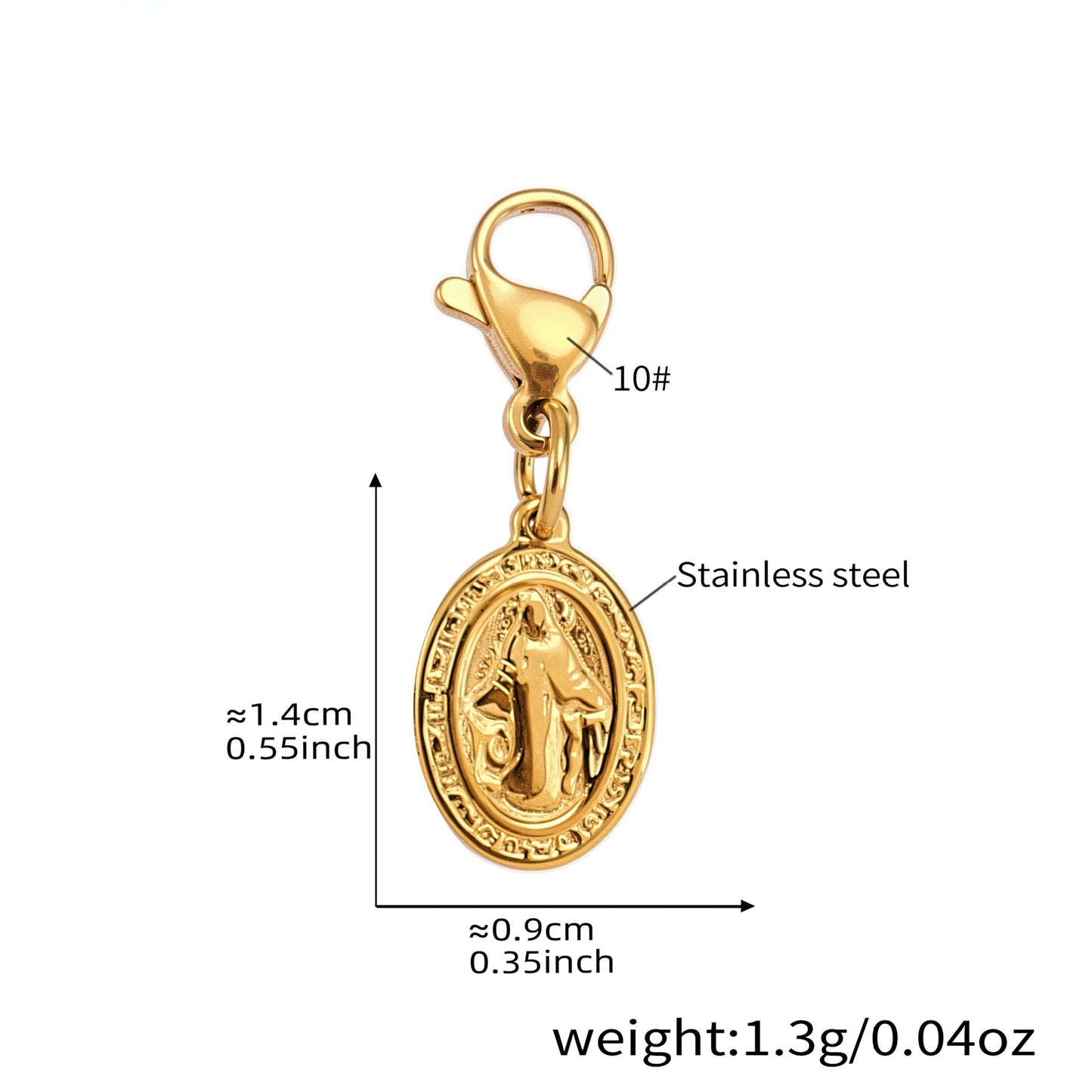 Planderful Gold Plated Pepper Crown Necklace Zircon Women