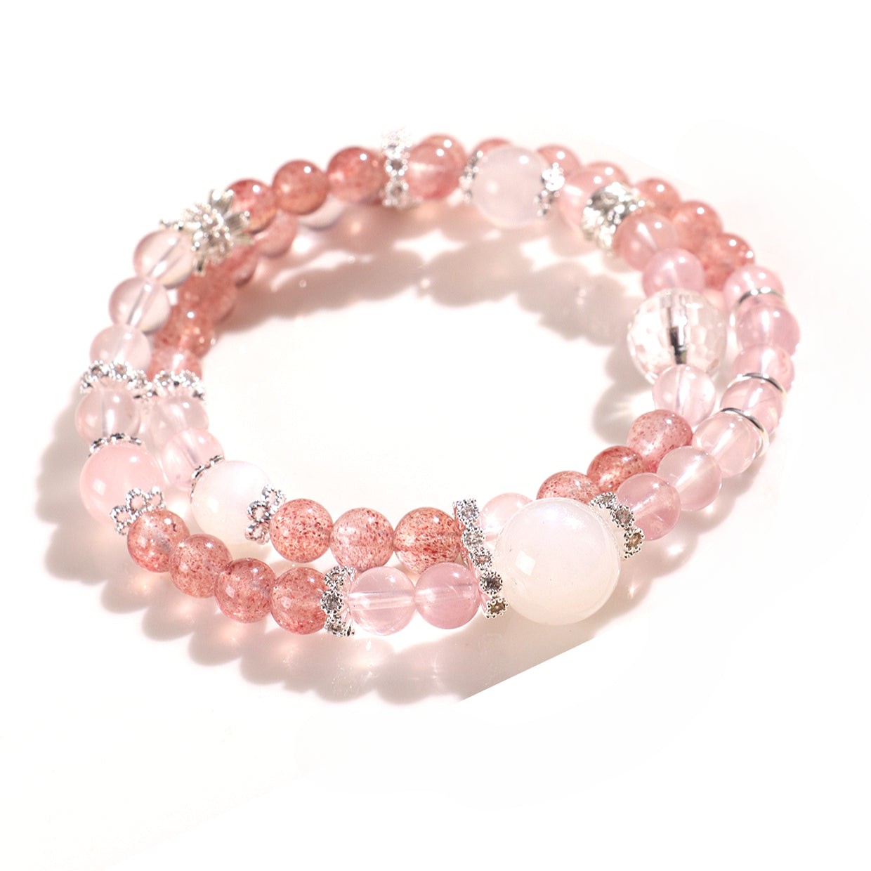 Planderful Fortune's Favor Bracelet – Fresh and Sweet Strawberry Crystal Design