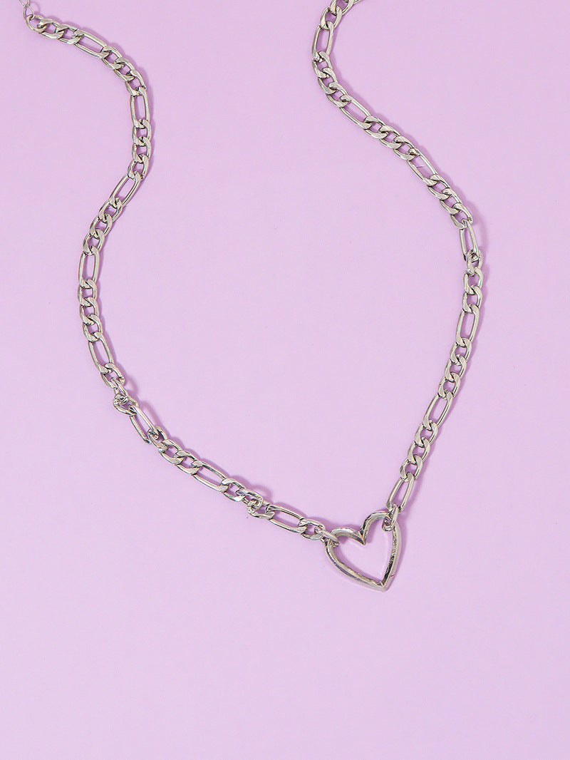 Personalized Street Style Metal Chain Necklace with Hip-Hop Vibes