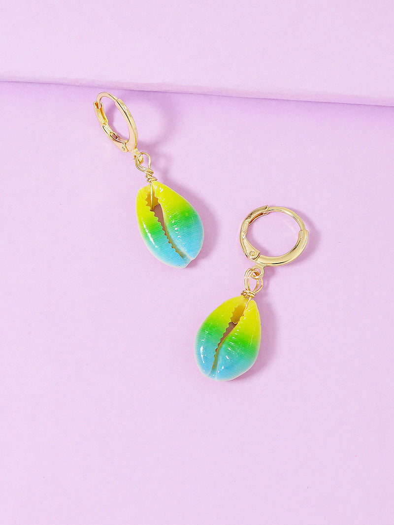Vibrant Shell Earrings Set with Wholesale Amazon Earrings