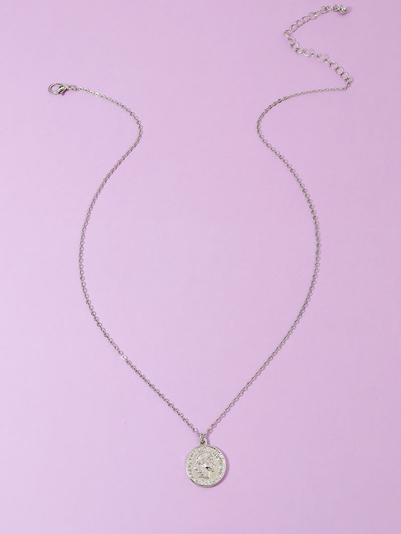 European American Gold Coin Pendant Necklace for Women - Vienna Verve Collection by Planderful