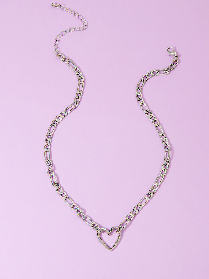 Personalized Street Style Metal Chain Necklace with Hip-Hop Vibes