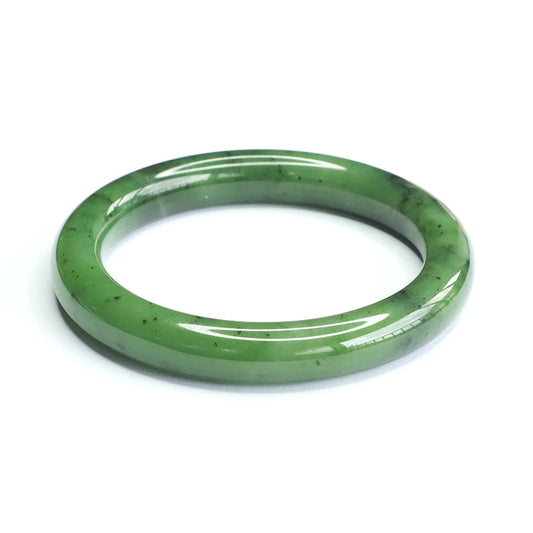 Hetian Jasper Round Bangle