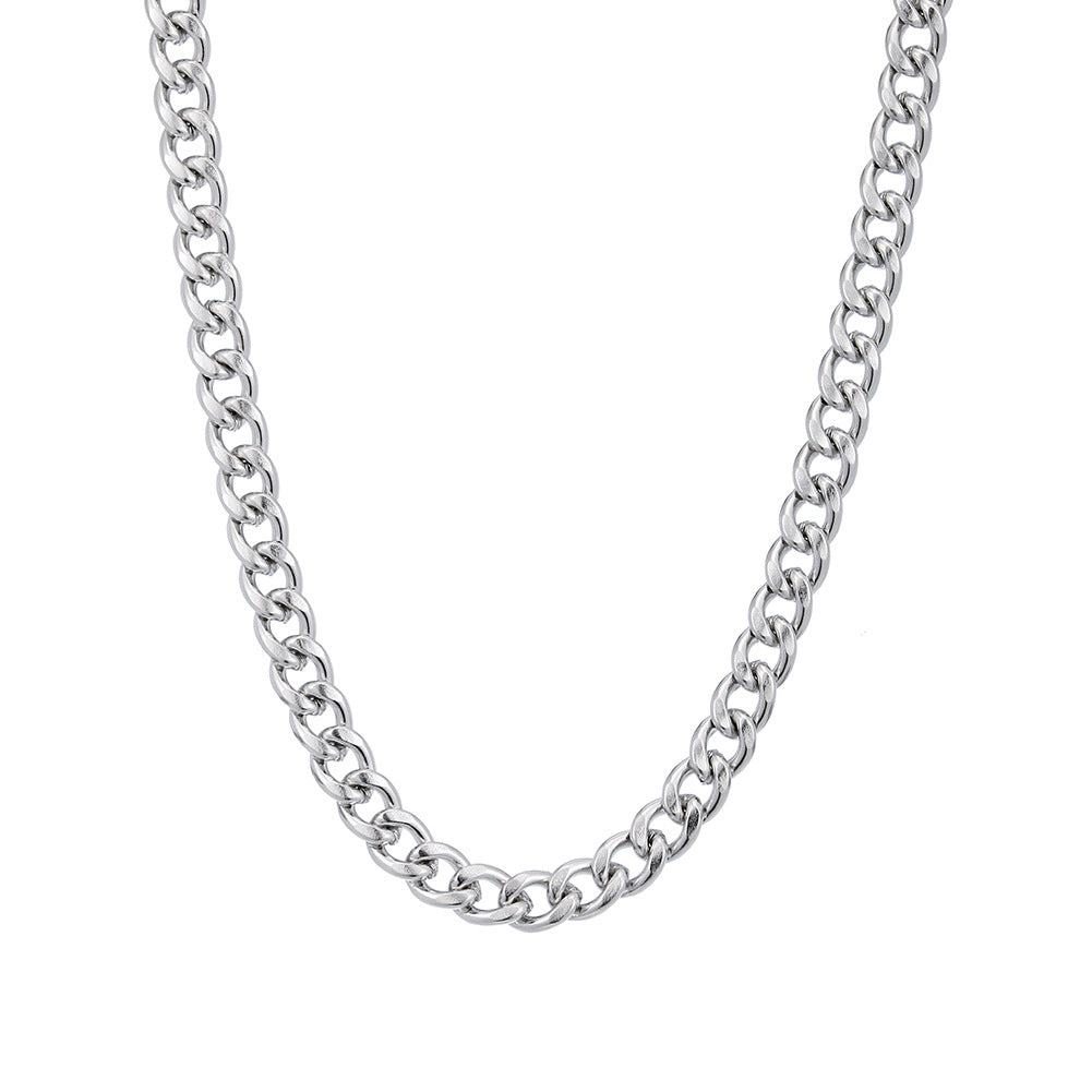 Stylish Men's Stainless Steel Hip-Hop Chain Necklace for Wholesale
