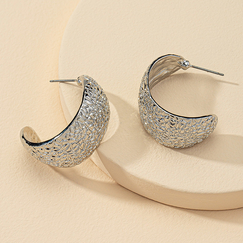 European Vogue Metal Earrings - Vienna Verve Collection