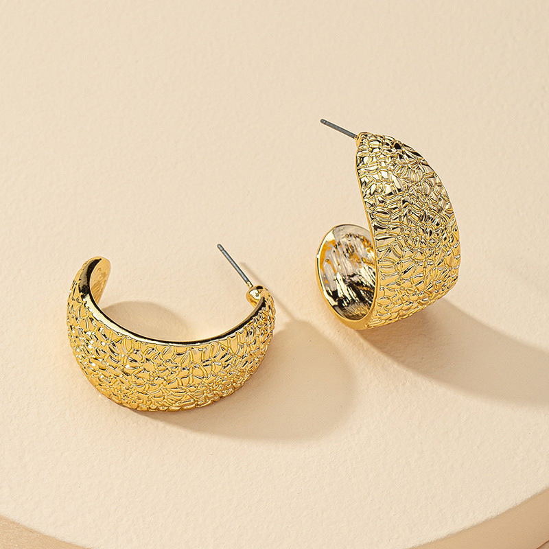 European Vogue Metal Earrings - Vienna Verve Collection