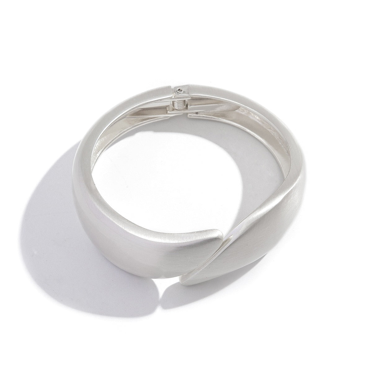 Planderful Metal Wind Bracelet Splicing Opening Design For Women Retro Bold Statement