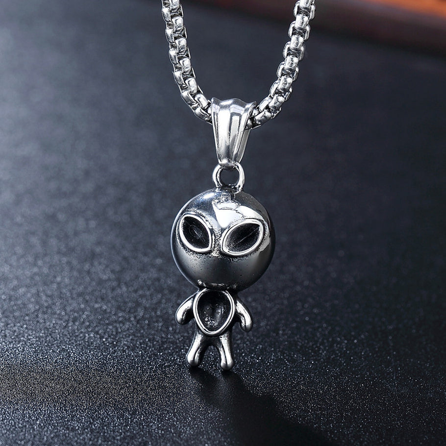 Alien ET Titanium Steel Pendant for Men