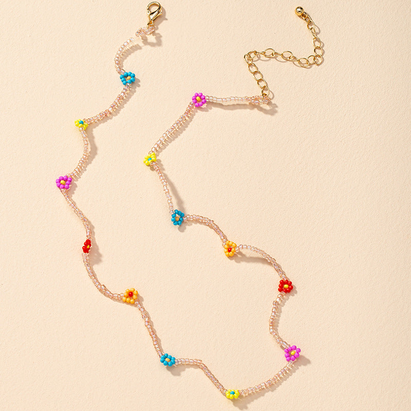 European Charm Floral Necklace - Vienna Verve Collection