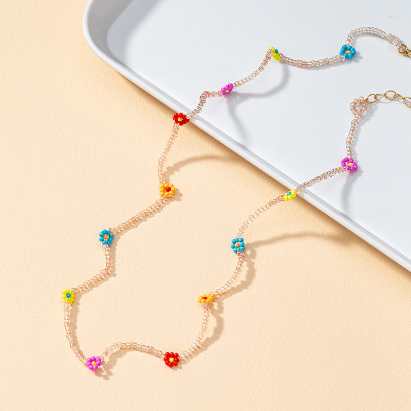 European Charm Floral Necklace - Vienna Verve Collection