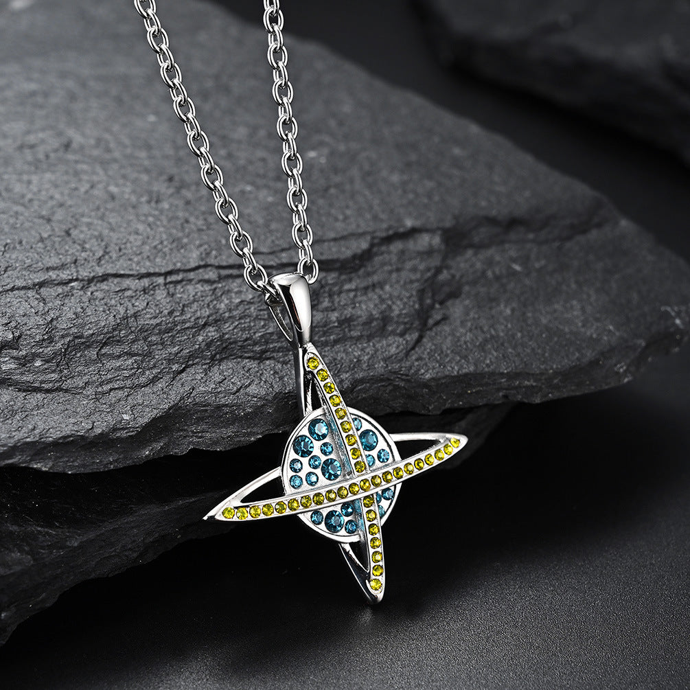 Ins Harajuku Cold Wind Planet Cosmic Hipster Necklaces