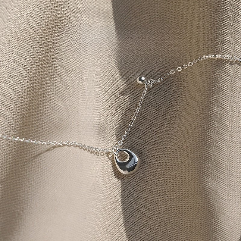 Planderful S925 Sterling Silver Necklace With Premium Niche Design Pendant For Women Clavicle Chain