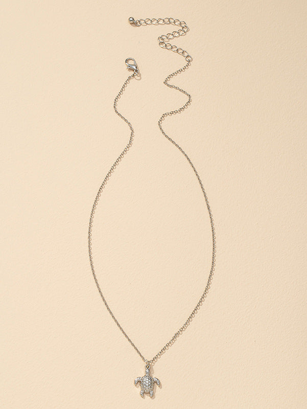 Trendy Turtle Pendant Necklace - Exquisite Cross-Border Design