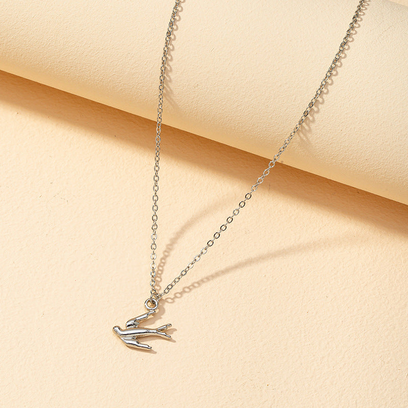 Swallow Pendant Necklace - Trendy Cross-Border Fashion Accessory