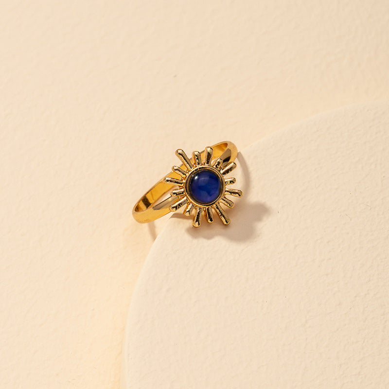 Sunflower Sunburst Ring - Wholesale Fashion Jewelry from Europe and America