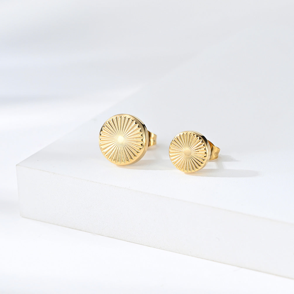 New Scattered Light Source Hipster Stud Earrings for Couples