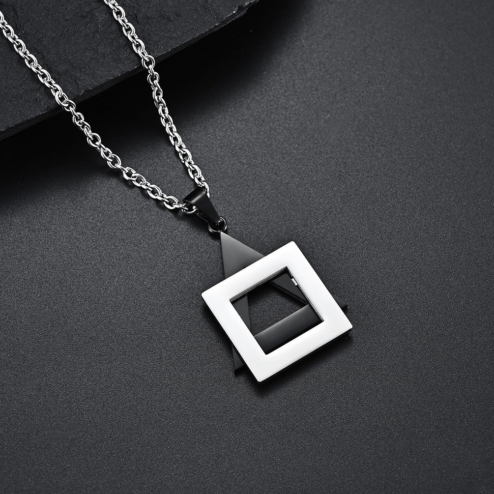 Stainless Steel Black Necklace