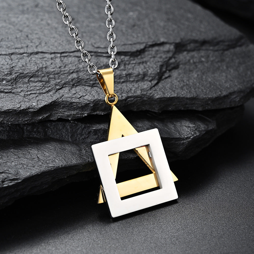 Stainless Steel Black Necklace