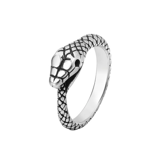Snake Titanium Steel Rings for Men