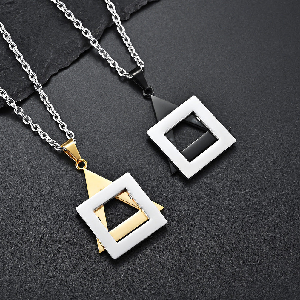Stainless Steel Black Necklace