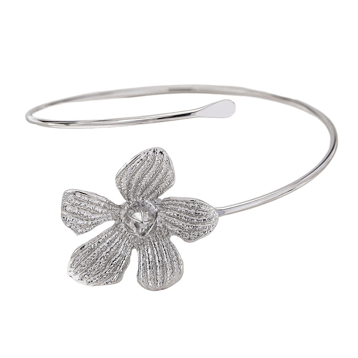 Planderful Vienna Verve Bracelet – Fashionable Metal Flower Design