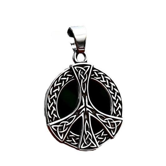 Nordic Viking Celtic Knot Titanium Steel Pendant for Men - Wholesale Retro Stainless Steel Design