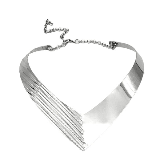 Daring Irregular Collar Necklace - Savanna Rhythms Collection