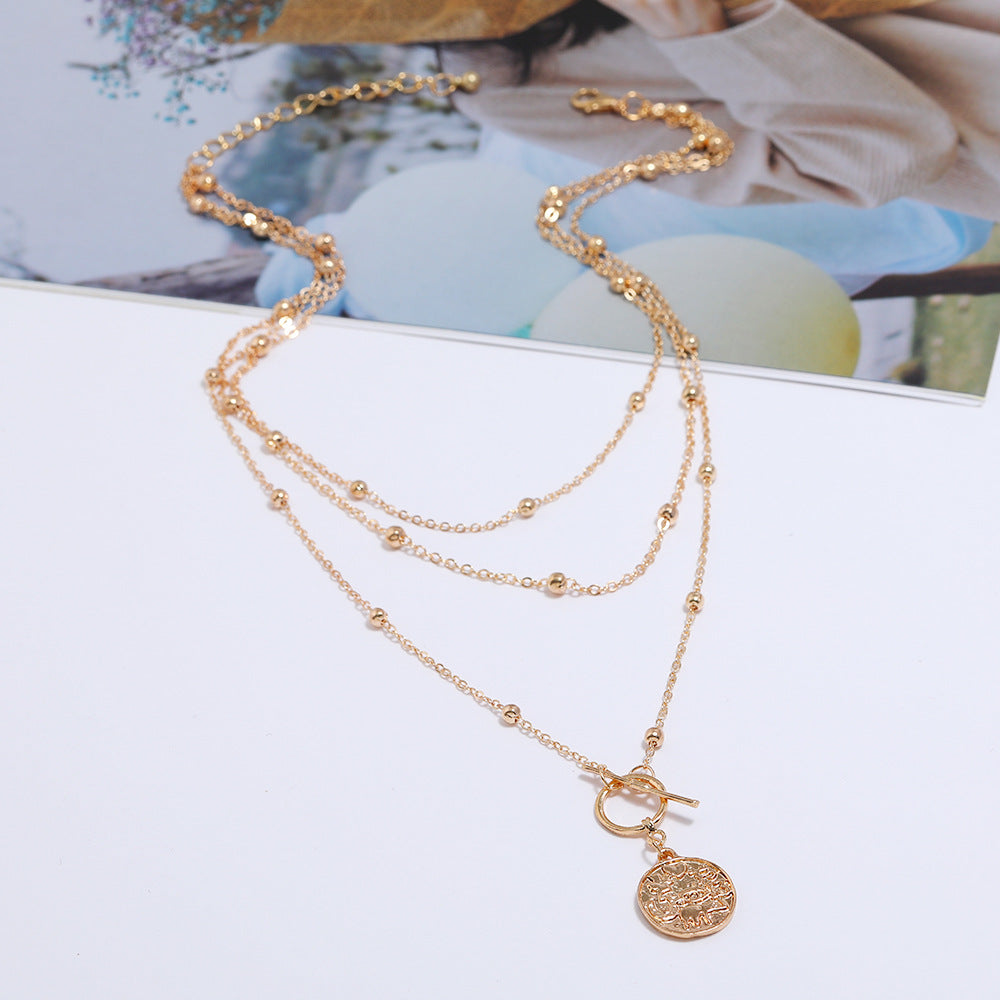 Starlit Multi-layer Necklace - Trendy Pendant, Online Celebrity Jewelry