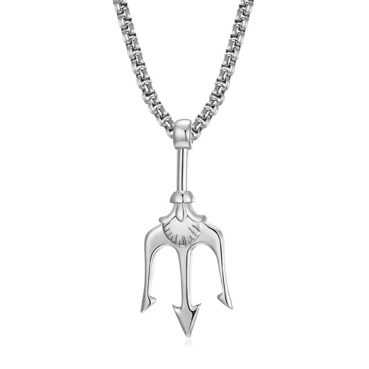 Planderful Poseidon Trident Necklace Unisex Protector