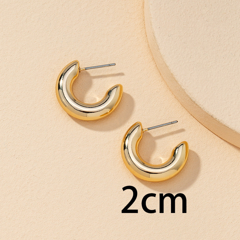 European Style Metal Earrings Set - Vienna Verve Collection