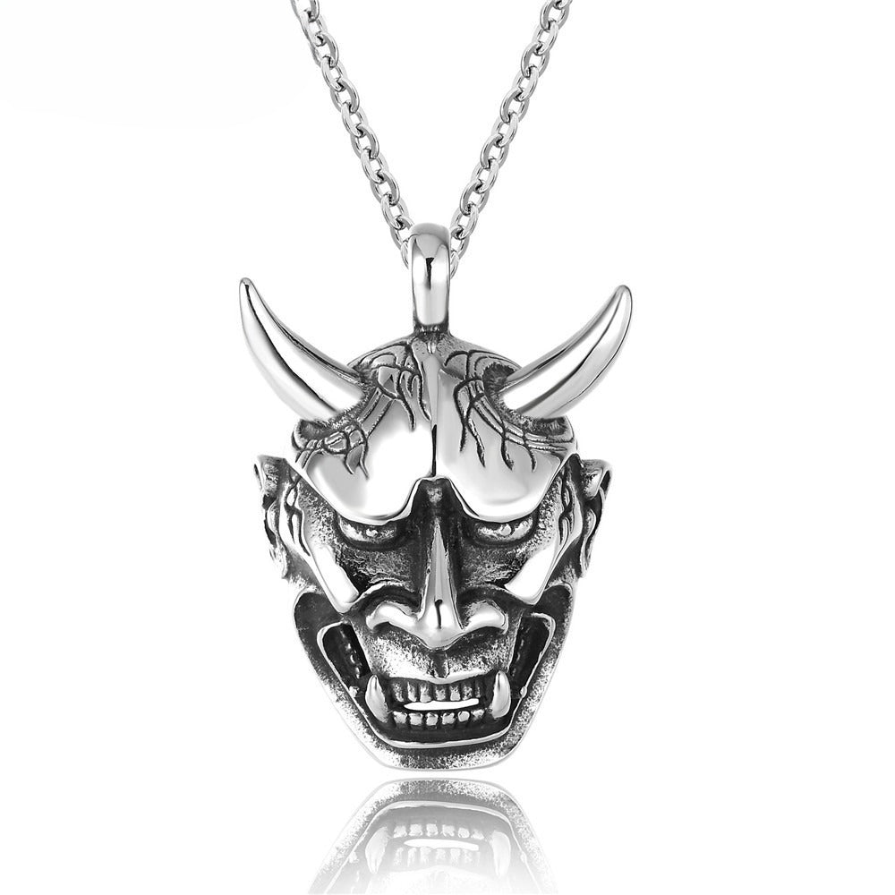 Gothic Skull Titanium Steel Pendant Necklace
