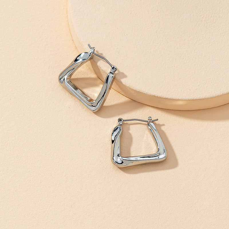 Twisted Alloy Earrings from Vienna Verve Collection