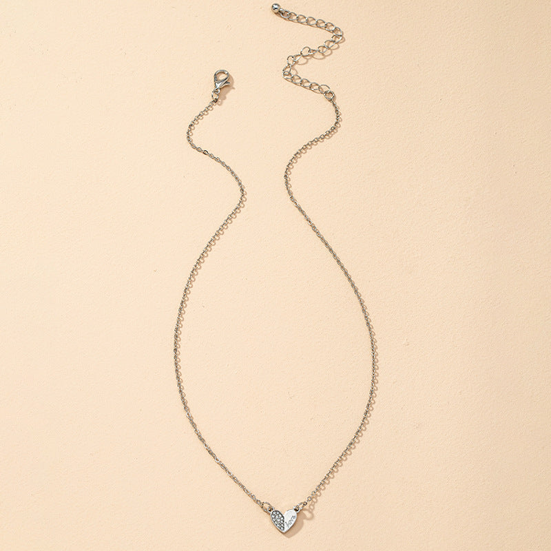 Love Pendant Necklace: Elegant Metal Chain from Vienna Verve Collection