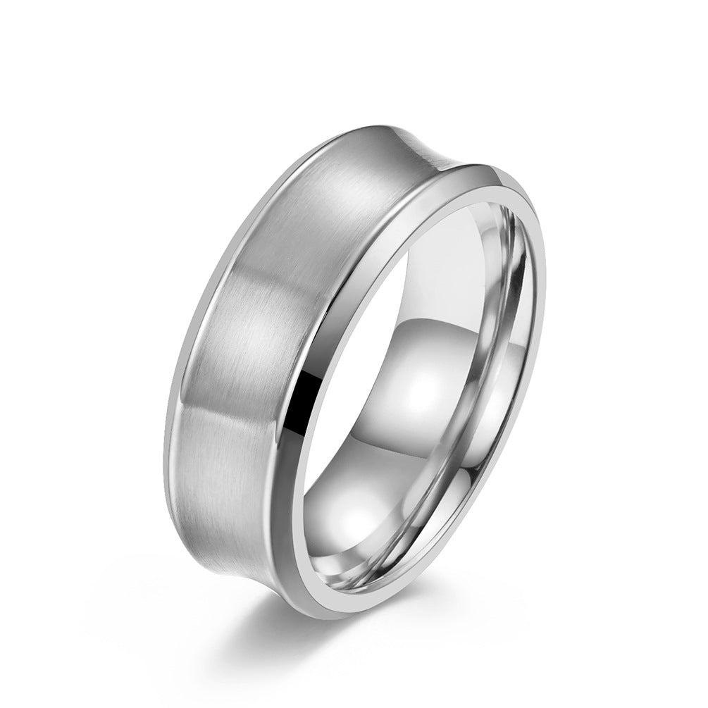 Ins Harajuku Japan Korea Unisex Stainless Steel Ring