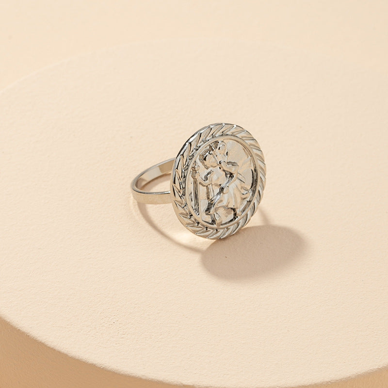 Embossed Metal Ring - Vienna Verve Collection