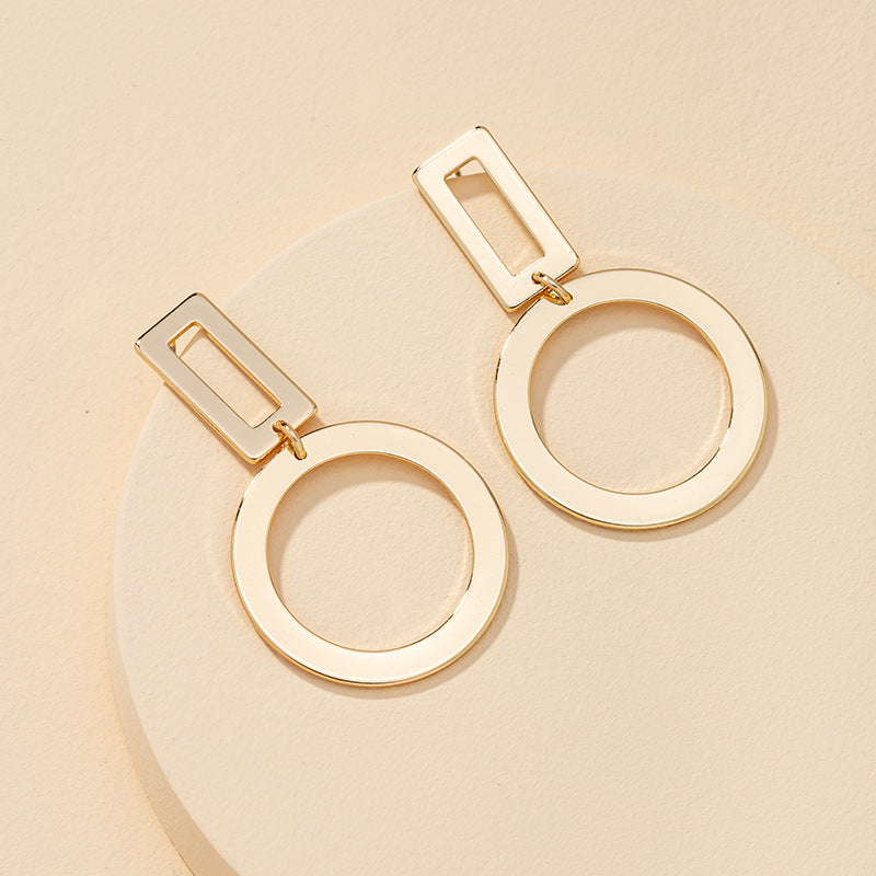 Metallic Geometric Earrings from Vienna Verve Collection