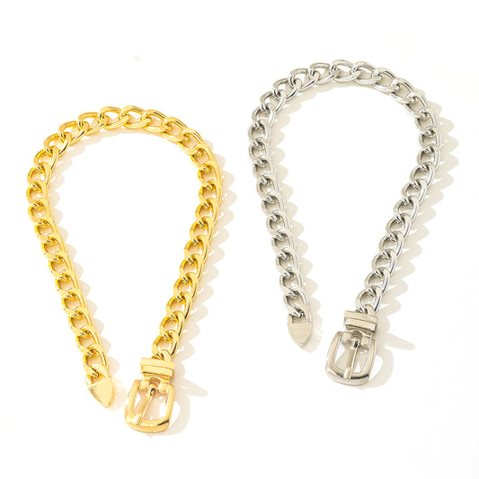 Planderful Vienna Verve Necklace – Unique Hip-Hop Metal Design