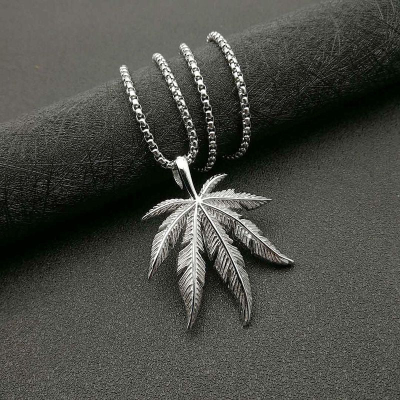 Gold Plated Titanium Steel Necklace Statement Hip Hop Jewelry Pendant Planderful
