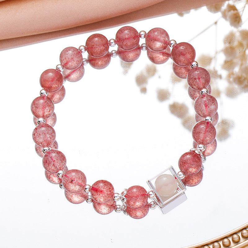 Fortune's Favor Sterling Silver Crystal and Topaz Bracelet