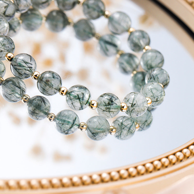 Crystal Life Tree Sterling Silver Bracelet