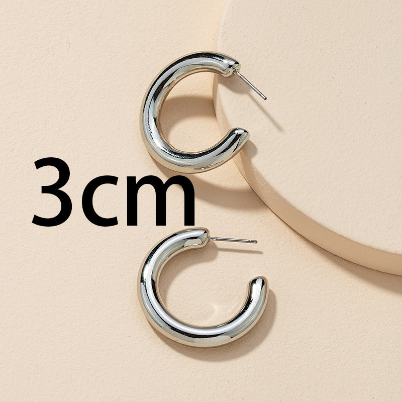 European Style Metal Earrings Set - Vienna Verve Collection