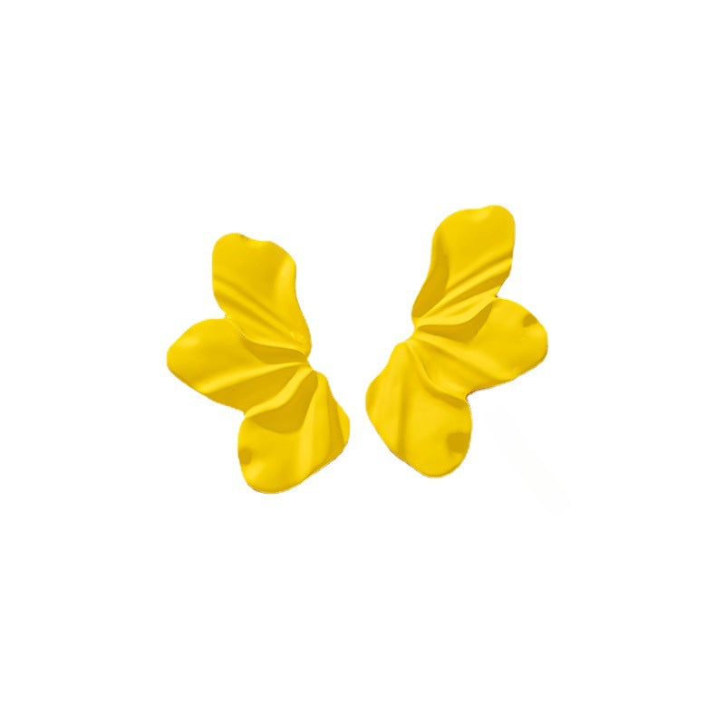 Popular European & American Baked Paint Flower Earrings - Vienna Verve Collection