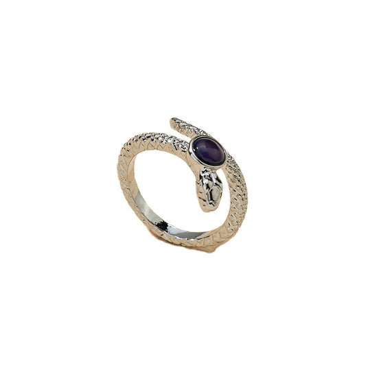 Thermochromic Snake Ring: Trendy European & American Fashion Jewelry