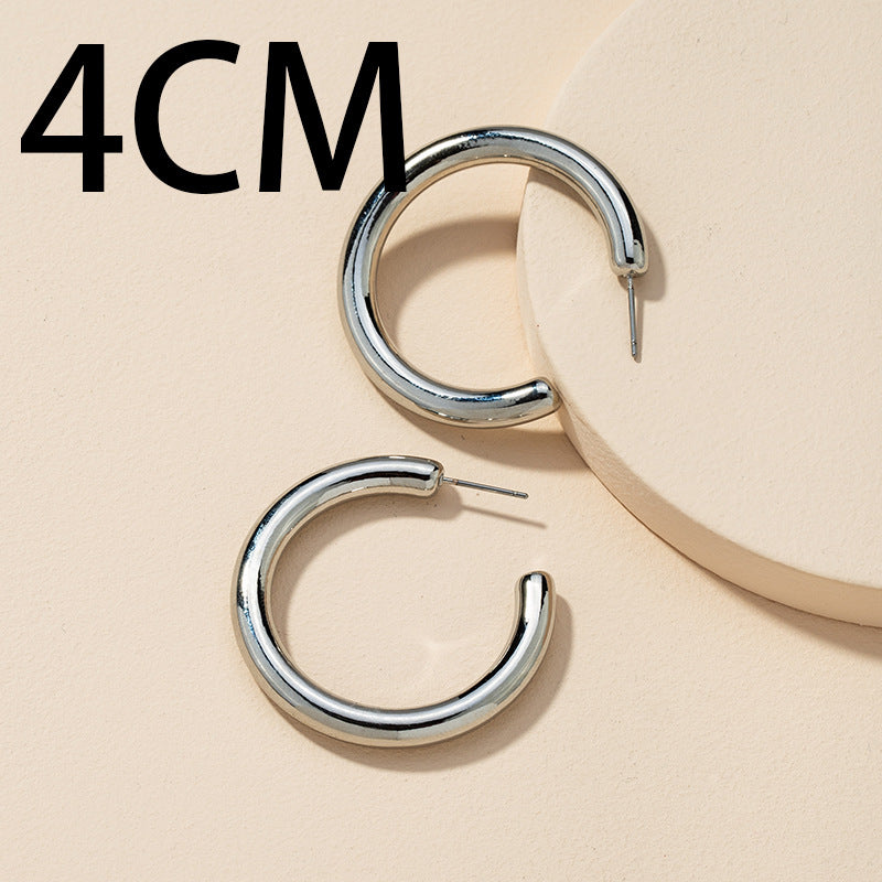 European Style Metal Earrings Set - Vienna Verve Collection