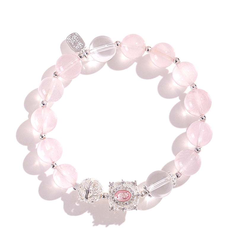 Planderful Fortune's Favor Bracelet – Fresh and Sweet Pink Crystal Design