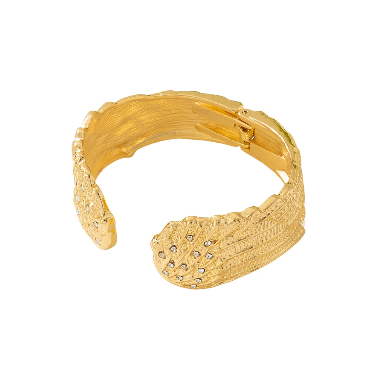 Planderful Vienna Verve Bracelet – Adjustable Metal Design with Diamond Accents